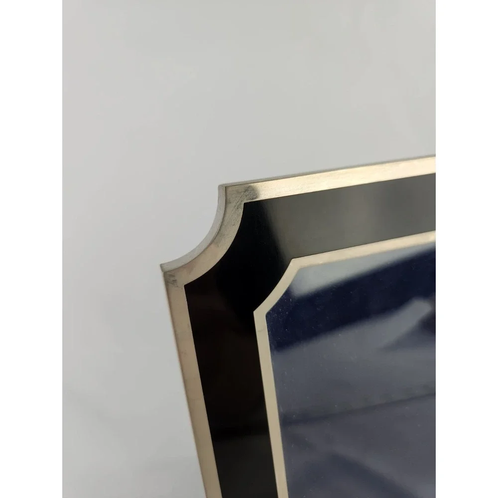 Martha‎ Stewart Picture Metal Frame 5x7 Black Silver Heavy, Quality Photograph